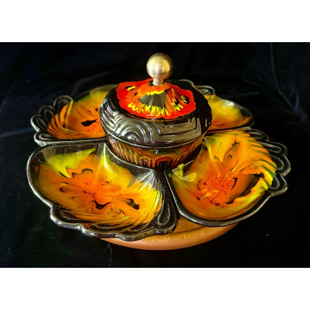 California Pottery Lazy Susan For Sale - Image 9 of 12