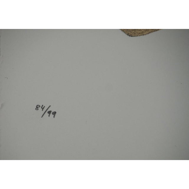 Jules Perahim, Intimacy of the Couple, Original Lithograph For Sale - Image 4 of 6