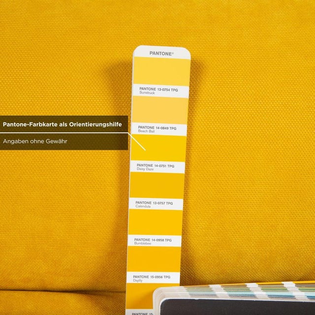 Yellow Yellow Fabric Multy Three-Seater Sofa with Manual Sleeper Function from Ligne Roset For Sale - Image 8 of 11