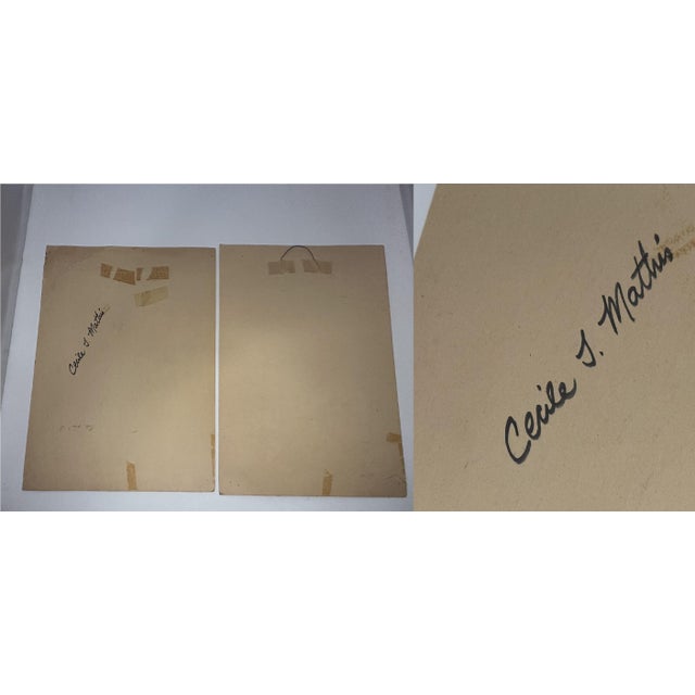 Black Vintage June Marlowe & Clint Eastwood Charcoal Drawings, Signed by C. Mathis - a Pair For Sale - Image 8 of 10