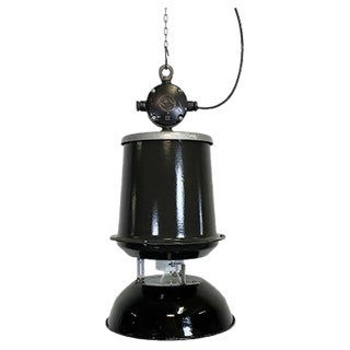 Industrial Factory Pendant Lamp from Elektrosvit, 1960s For Sale