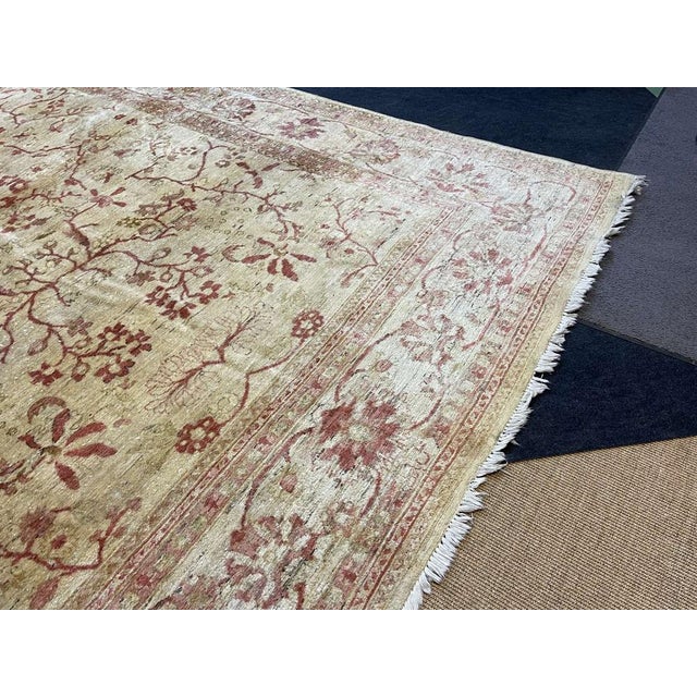 Middle Eastern Handmade Wool Rug For Sale - Image 9 of 14