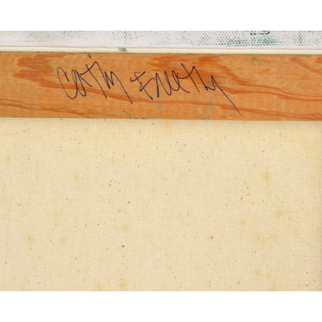 Multicolor Abstract Expressionist With Red, Blue, & Green by Catherine Freethy For Sale - Image 10 of 11