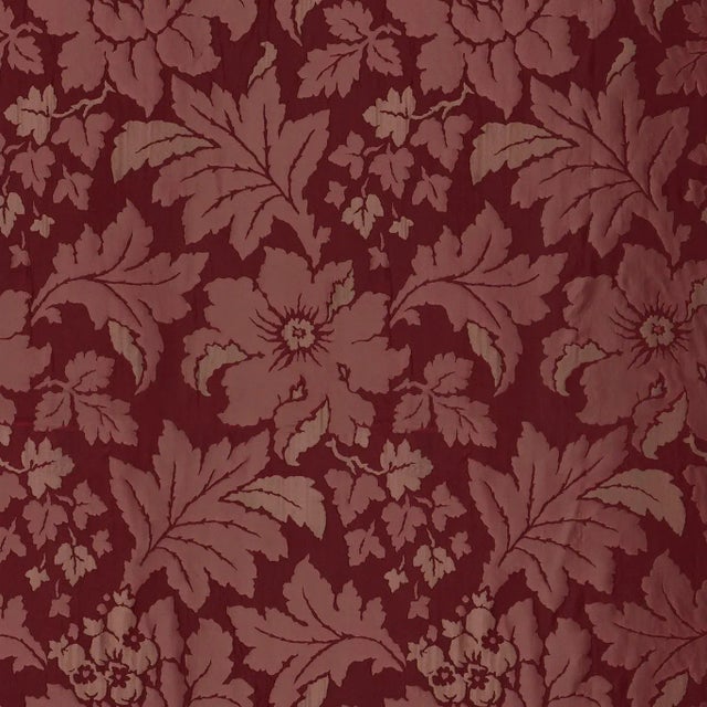 Zoffany Constantina Fabric in Garnet For Sale