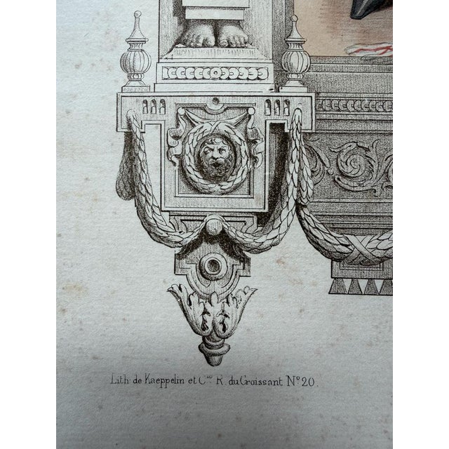 Achille Devéria, Costume Under the Directory, 1847, Lithograph For Sale - Image 10 of 15