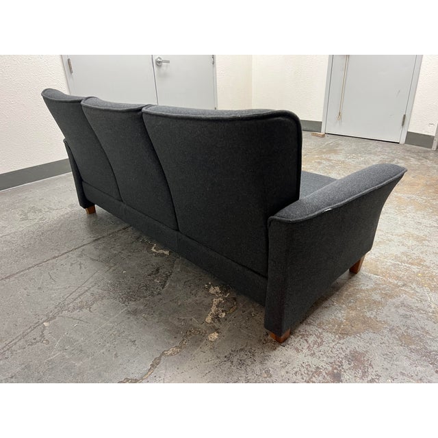 Fjords Classic Comfort Ida Dream Mole 3Seater Gray Wool Sofa Chairish