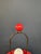 A bold, sculptural table lamp by Flute of Chicago, designed by Gregory Van Pelt in the 1980s Postmodern idiom — often...