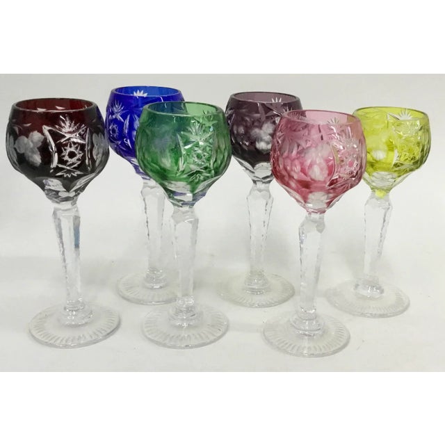 Great set of vintage lead crystal small glasses hand crafted in Bavaria, Germany . Purchased in Europe in 1960s and never...