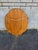 1930 Oval Walnut Hand Painted American Mirror. For Sale - Image 14 of 18