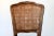Brown Vintage Italian Double Caned Side Chair For Sale - Image 8 of 13