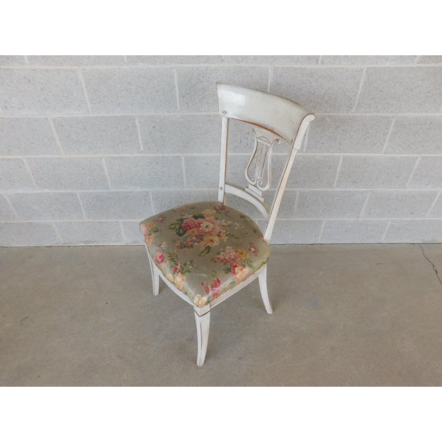 Habersham French Country Lyre Back Dining Side Chairs - Set of 6 For Sale - Image 11 of 12