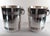 Two Christofle Biarritz champagne coolers. The Biarritz model was part of Christofle's Gallia collection in the 1950s. Its...