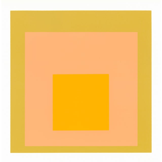 Original "Homage to the Square" serigraph (screenprint) "Arrived", printed in 1968 by Siebdruck-Atelier Herbert Geier,...