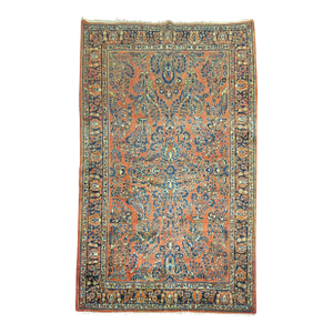 Antique Persian Sarouk Intermediate Size Rug