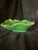 Green 1970s Art Deco Malachite Green Ceramic Bowl For Sale - Image 8 of 9