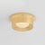 Modern Hudson Valley Lighting Noxon 13.75 in. 1 Light Flush Mount in Aged Brass Finish For Sale - Image 3 of 6