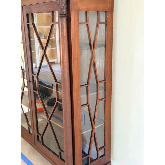 Wood Antique Empire Cabinet For Sale - Image 7 of 11