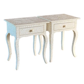Pair of Mosaic Amira Nightstands by Restoration Hardware, 21st Century For Sale