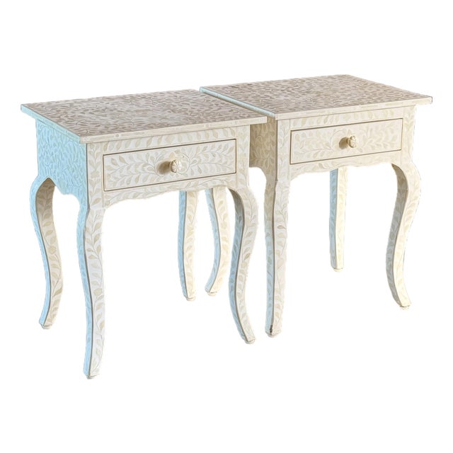 Pair of Mosaic Amira Nightstands by Restoration Hardware, 21st Century For Sale
