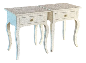 Pair of Mosaic Amira Nightstands by Restoration Hardware, 21st Century