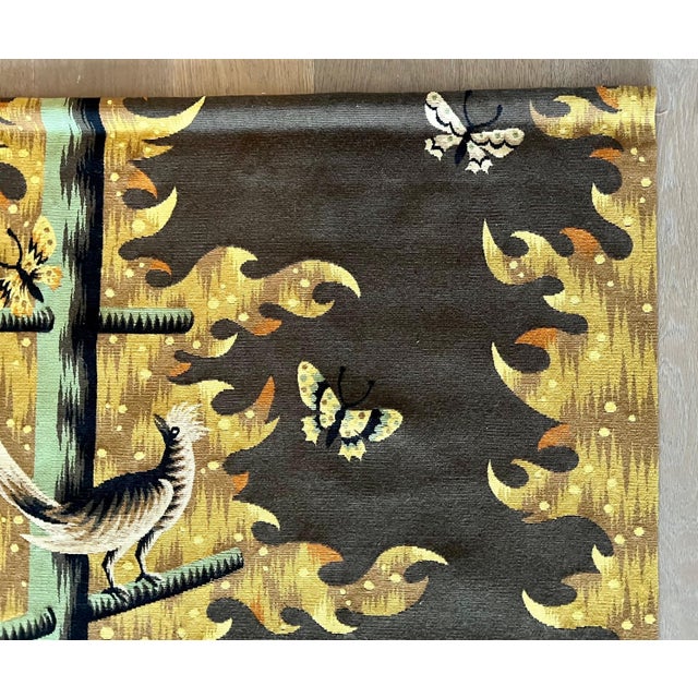 Textile Jean Picart Le Doux, Art Deco French Modernist Handmade Aubusson Gobelin Tapestry Jean Picart Le Doux, c.1950's For Sale - Image 7 of 18
