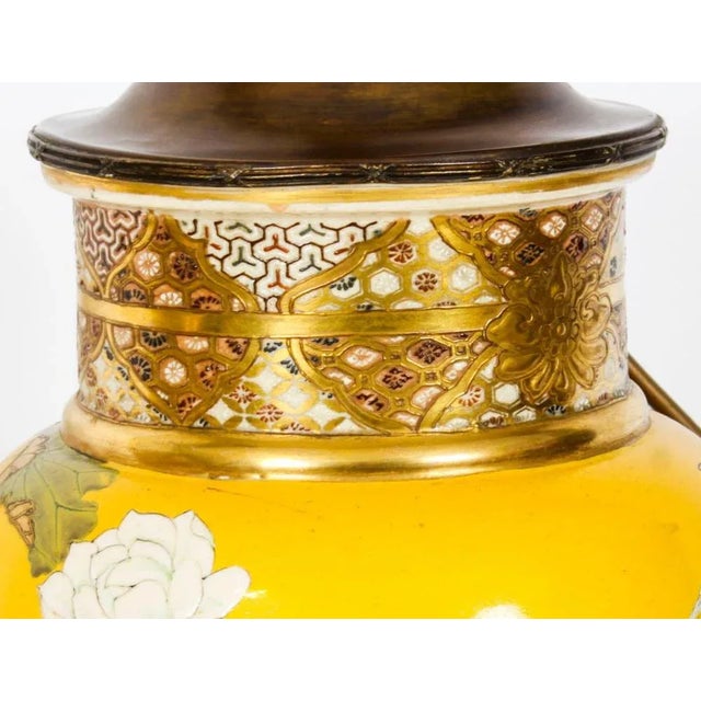 Antique Japanese Satsuma Taizan Vases, 1800s, Set of 2 For Sale - Image 5 of 18