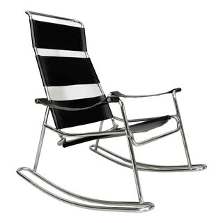 Bauhaus Style Rocking Chair, France, 1970s For Sale