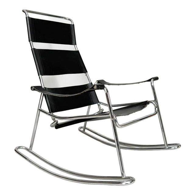 Bauhaus Style Rocking Chair, France, 1970s For Sale