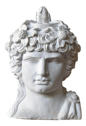Hand-Carved Townley Antinous Bust Sculpture, 20th Century, Marble