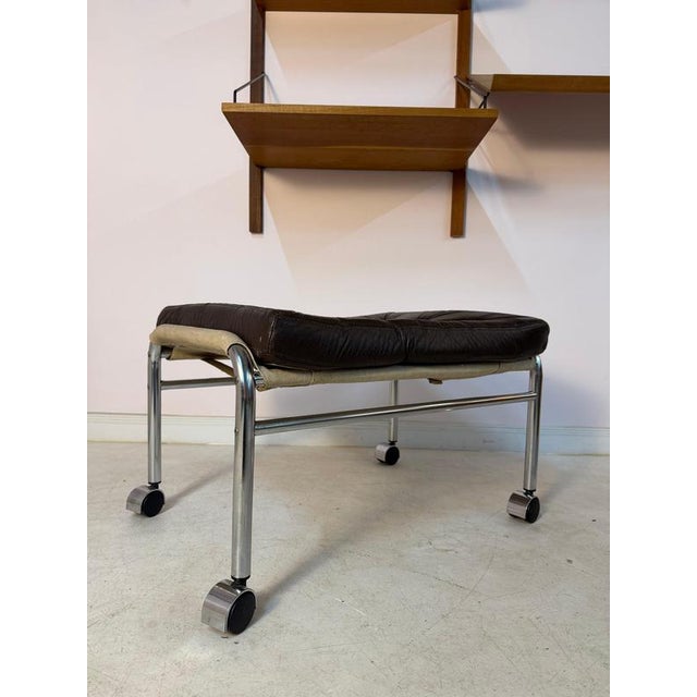 Stool in Chrome by Noboru Nakamura for Ikea For Sale - Image 11 of 11
