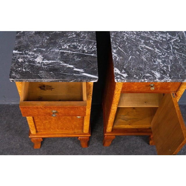 Vintage Brown Bedside Cabinets, Set of 2 For Sale - Image 10 of 18