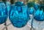 Glass Mid 20th-Century Blown Swirl Glass Beverage Set in Cyan – 7 Pieces For Sale - Image 7 of 13