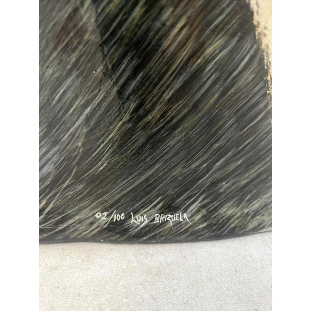 Ceramic Emperor Penguin with Chick Statue For Sale - Image 7 of 10