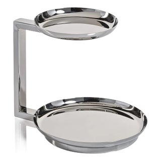 Stassi 2-Tier Cupcake & Petits-Fours Stand For Sale