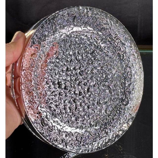 Iittala Riite Art Glass Ashtray Catchall by Timo Sarpaneva, Finland, 1960s For Sale In Providence - Image 6 of 6