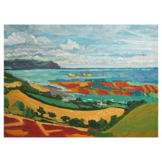 Jackson, Minehead, A View on the Way Back, 21st Century, Oil on Board For Sale
