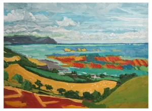 Jackson, Minehead, A View on the Way Back, 21st Century, Oil on Board