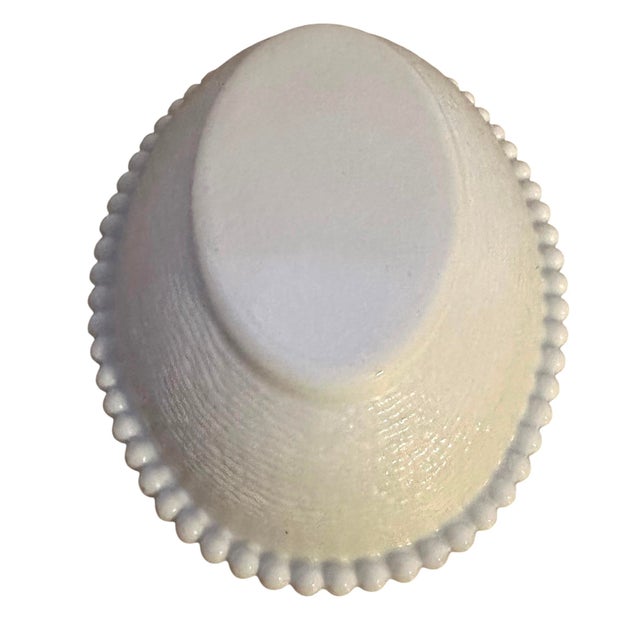 Glass Vintage Indiana Glass White Milk Glass Hen on Nest Covered Dish For Sale - Image 7 of 11