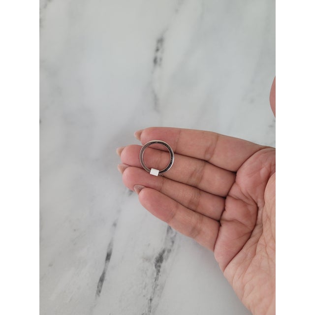 2020s Princess Cut Channel Set Diamond Wedding Band, Size 6 For Sale - Image 5 of 5