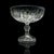 Transparent 1950's Vintage Crystal Footed Grape Bowl For Sale - Image 8 of 11