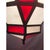 1990s Art Deco Style White Milk & Red Glass Chandelier, Pendant or Lantern, a Pair For Sale - Image 12 of 18