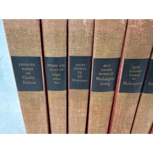 Illustration Vintage 1940's Book Club Associates Set of 9 Books For Sale - Image 3 of 9