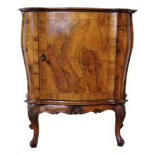 Small Mid-Century Baroque Style Bar Cabinet or Bedside Table, 1950s For Sale
