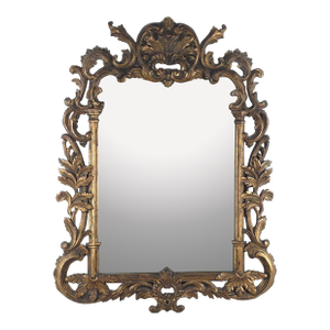 Vintage French Gilt Wood Mirror, Circa 1920