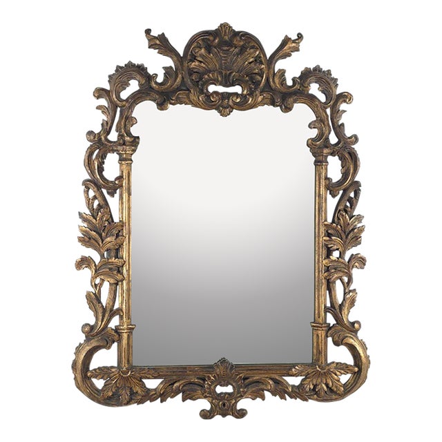 Vintage French Giltwood Mirror, Circa 1920 For Sale