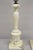 Mid 20th Century Vintage Italian Classical Carved White Marble Column Table Lamps - A Pair For Sale - Image 5 of 13