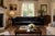 Custom Edelman Black Patent Leather Tufted Tuxedo Sofa For Sale - Image 12 of 14