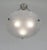 Art Deco Muller Freres French Art Deco Etched Glass Pendant Light 1930s For Sale - Image 3 of 11