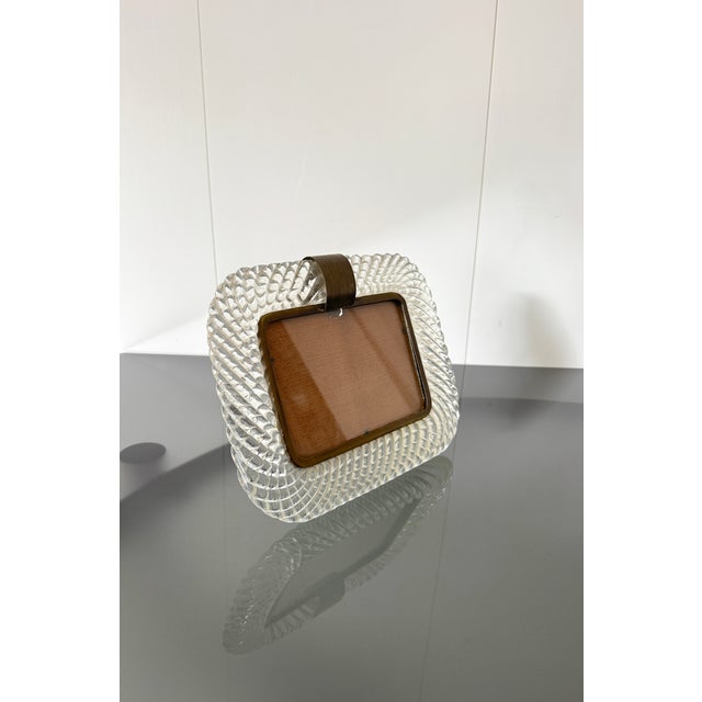 Photo Frame from Barovier & Toso, 1940s, in Good conditions. Designed 1920 to 1949 I have official proof of authenticity...