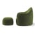 Sweet Green Bouclé Ottoman by Stefano Giovannoni For Sale - Image 4 of 5